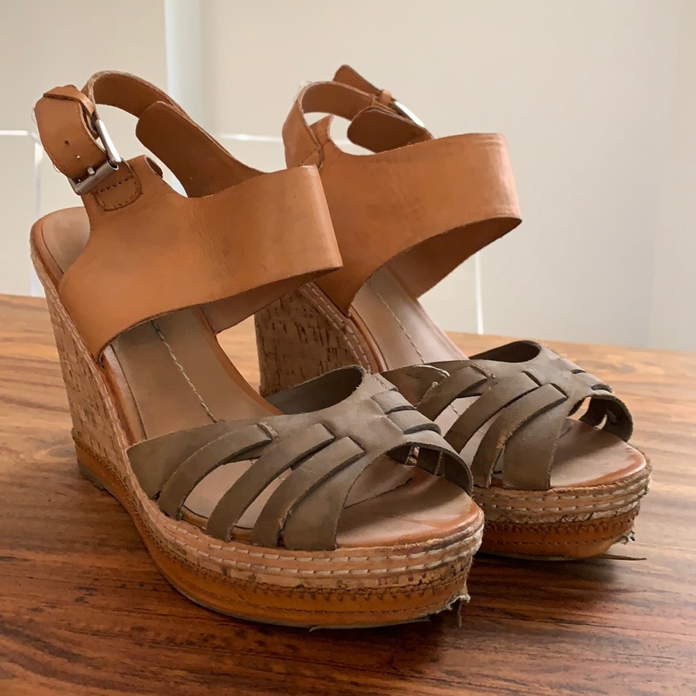 Dolce Vita Cork Wedge Heels